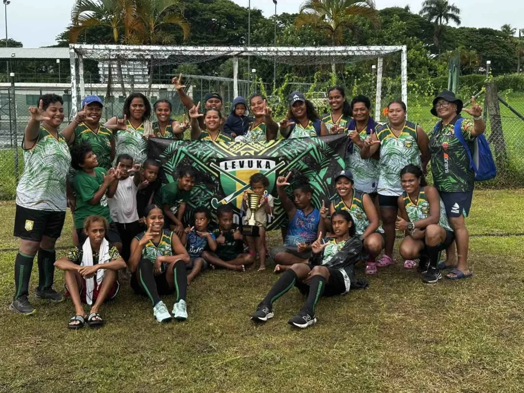 Levuka Hockey Women's Team, winners of the State of Origin Hockey Tournament
